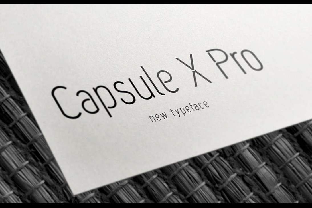 Capsule X Pro Font