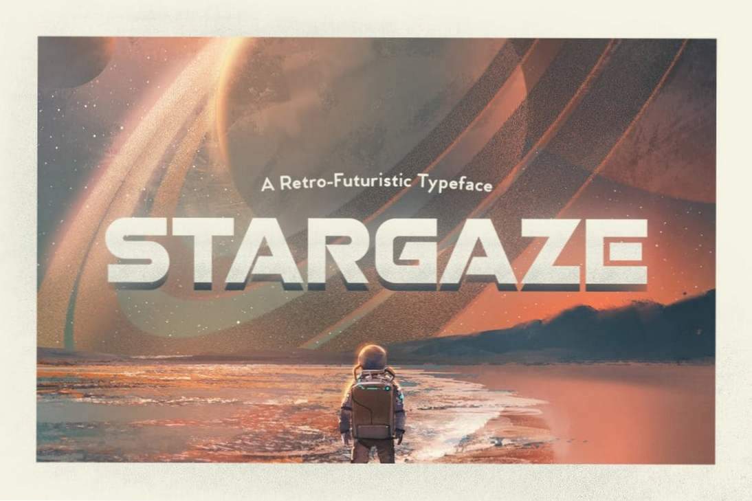 stargaze font stencil